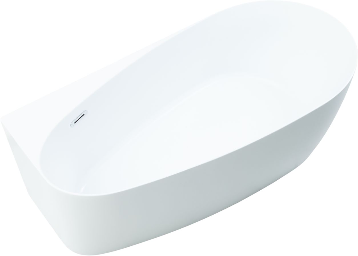 Allen Brau Priority Акриловая ванна угловая 170x80 см, цвет: белый матовый 2.31002.21