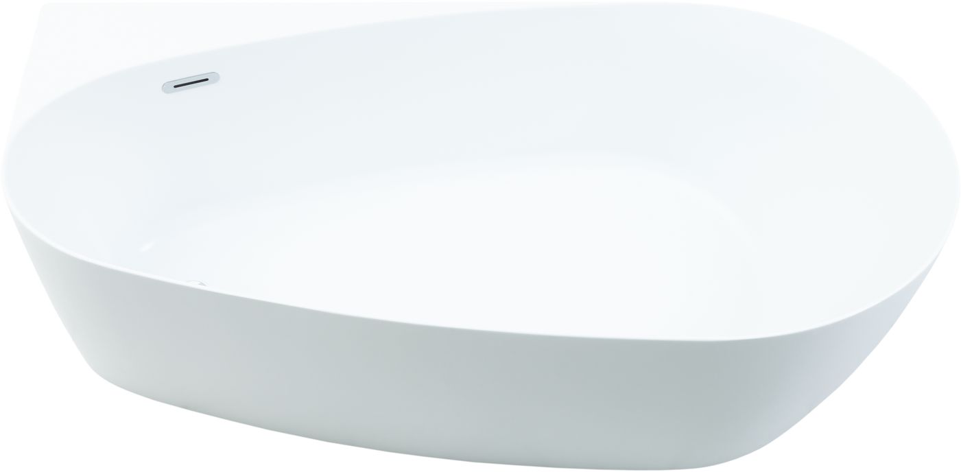 Allen Brau Priority Акриловая ванна угловая 170x80 см, цвет: белый матовый 2.31002.21