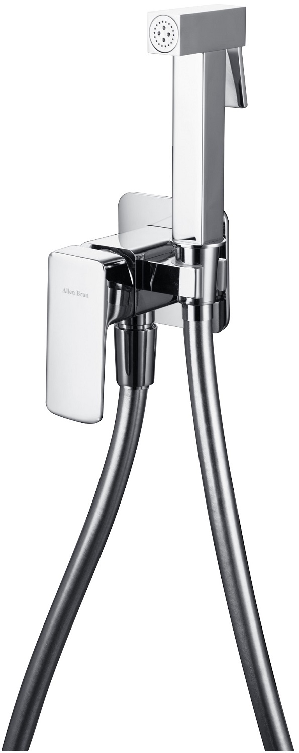 Allen Brau Infinity Гигиенический душ со смесителем и внутренней частью, цвет: хром 5.21005-00