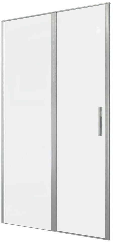 Allen Brau Priority Душевая дверь, распашная 120x200h см, цвет: серебро браш 3.31032.BA
