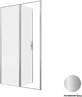 Allen Brau Priority Душевая дверь, распашная 120x200h см, цвет: серебро браш 3.31032.BA