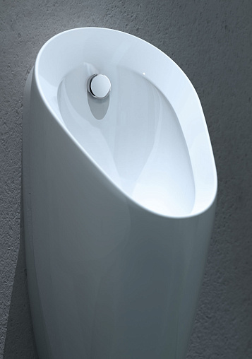 Geberit Preda Писсуар подвесной 31x37x69,5h см, сенсорный от батарек, цвет: белый 116.073.00.1