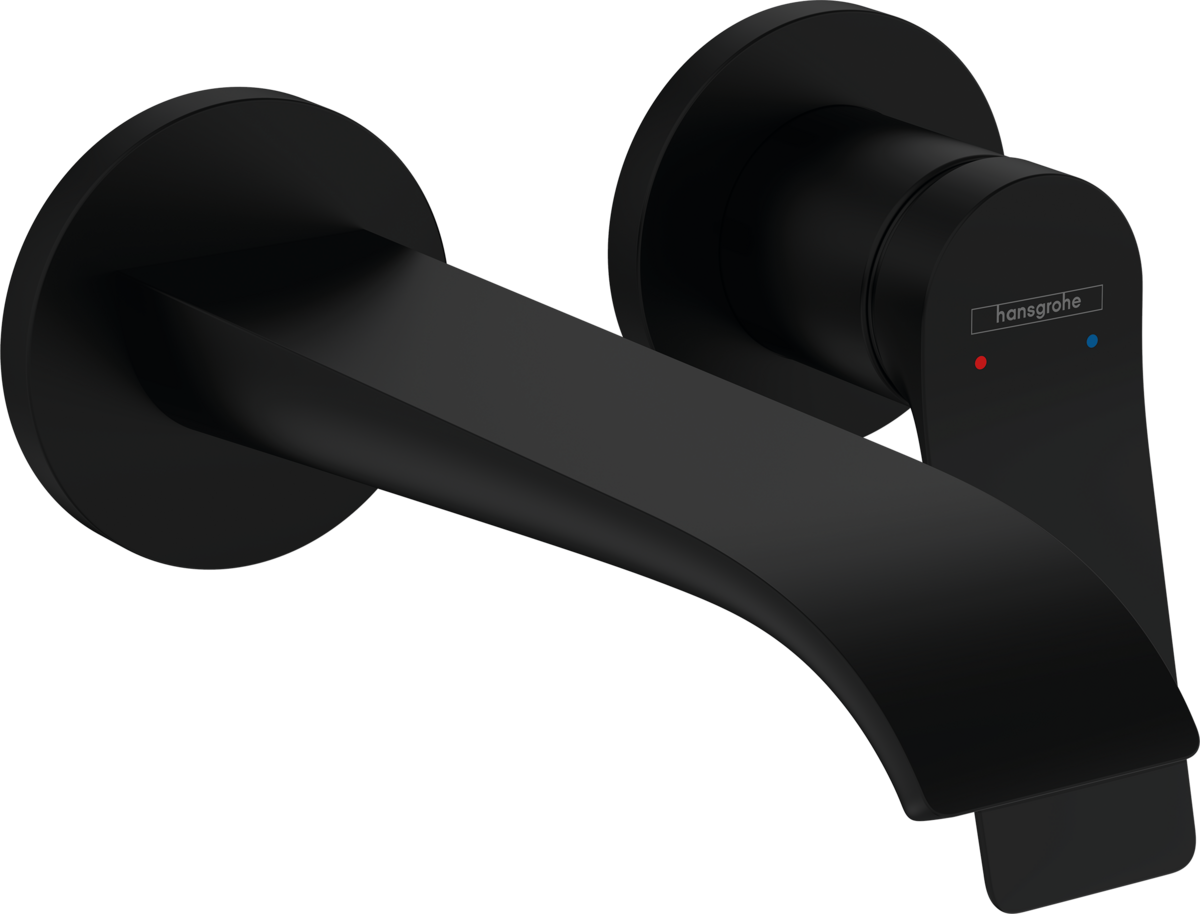 Hansgrohe Vivenis Смеситель для раковины встраиваемый, внешняя часть, цвет: матовый черный 75050670