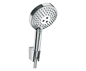 Hansgrohe Raindance Select S Душевой гарнитур: лейка 3 режима, держатель, шланг 160 см, цвет: хром 27668000