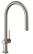 Hansgrohe Talis M54 Смеситель для кухонной мойки однорыч. 210, с выдв. изл. цвет: нержавеющая сталь 72803800