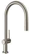 Hansgrohe Talis M54 Смеситель для кухонной мойки однорыч. 210, с выдв. излив.  цвет: нержав. сталь 72800800