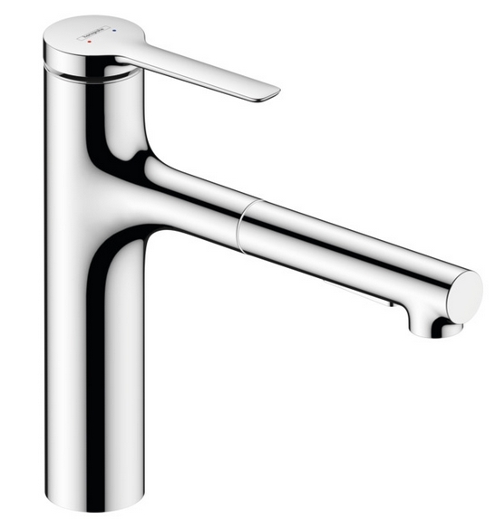 Hansgrohe Zesis Смеситель для кухни с выдвижным изливом, цвет: хром 74801000
