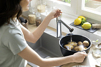 Hansgrohe Zesis Смеситель для кухни с выдвижным изливом, цвет: хром 74801000