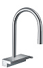 Hansgrohe Aquno Select M81 Смеситель для кухонной мойки однорыч. 170 3jet, с выдв. изл. цвет: хром 73837000