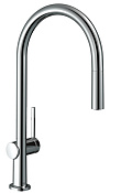 Hansgrohe Talis M54 Смеситель для кухонной мойки однорычажный 210 с выдвижным изливом, цвет: хром 72803000