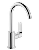 Hansgrohe Rebris E Смеситель для раковины 210 с поворотным изливом и сливным гарнитуром, цвет: хром 72576000