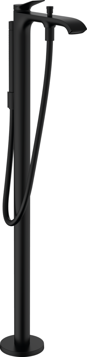 Hansgrohe Vivenis Смеситель для ванны напольный однорыч. с изл. 23,6 см, отдельн. цвет: мат. черный 75445670