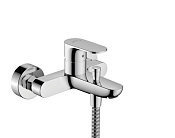 Hansgrohe Rebris S Смеситель для ванны 2 режима расхода воды, излив 17,3 см, цвет: хром 72443000