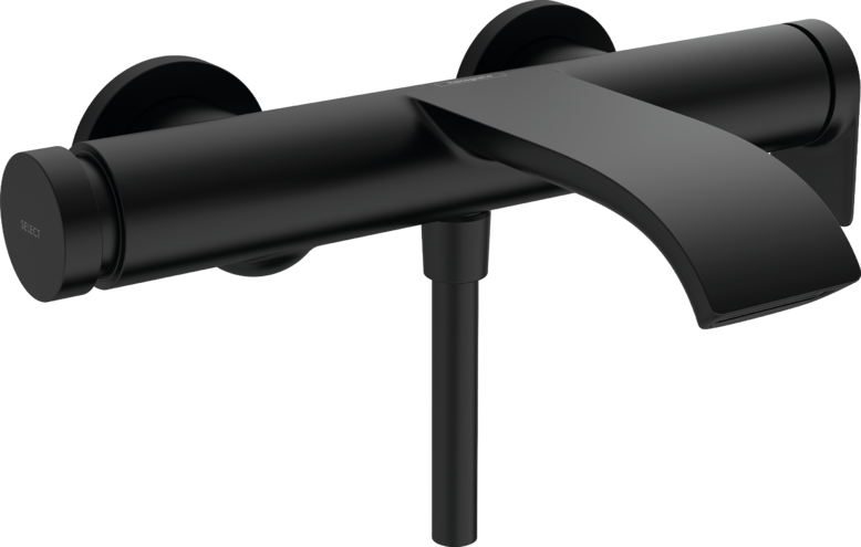 Hansgrohe Vivenis Смеситель для ванны, излив 21,6 см, цвет: матовый черный 75420670