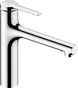 Hansgrohe Zesis Смеситель для кухни с выдвижным изливом, цвет: хром 74804000