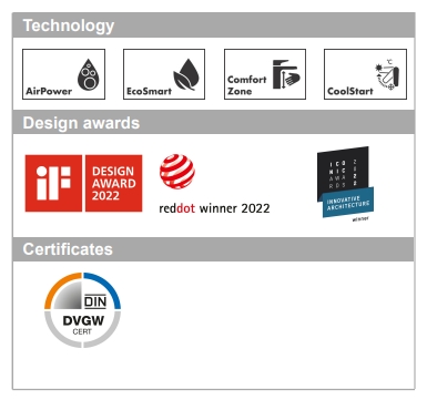 Hansgrohe Rebris E Смеситель для раковины однорычажный, с донным клапаном, цвет: матовый черный 72553670
