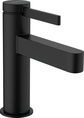 Hansgrohe Finoris Смеситель для раковины однорычажный, с донным клапаном, цвет: матовый черный 76010670
