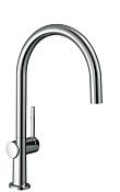 Hansgrohe Talis M54 Смеситель для кухонной мойки однорычажный 220 1jet, цвет: хром 72804000