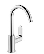 Hansgrohe Rebris S Смеситель для раковины 210 с поворотным изливом и сливным гарнитуром, цвет: хром 72536000