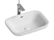 Ceramicanova Element Раковина в столешницу 58х40 см, без перелива, цвет: белый глянцевый CN6041