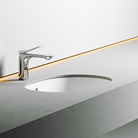 Ceramicanova Element Раковина под столешницу 56х42 см, без перелива, цвет: белый глянцевый CN6043