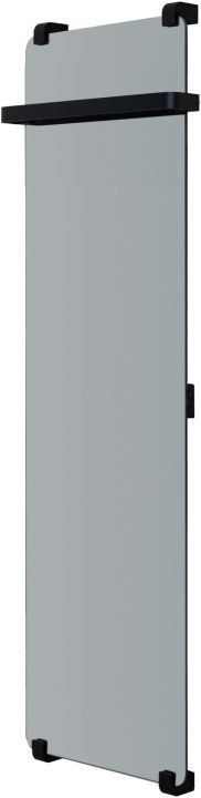 Allen Brau Infinity Полотенцесушитель электрический 44x6,6x140h см, цвет: черный 00305021