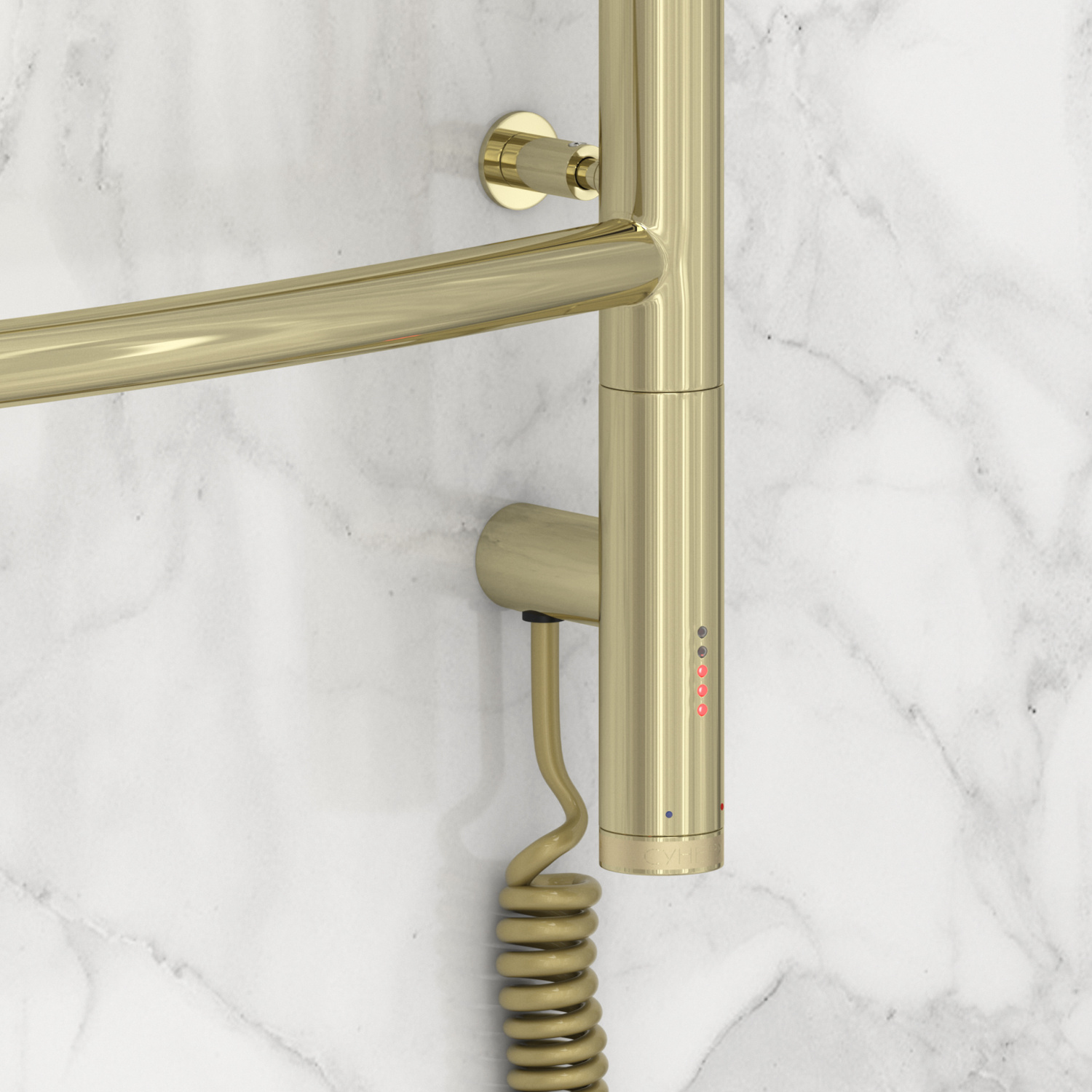 Сунержа Галант 3.0 Полотенцесушитель электрический 63,2x72,4h см, правое, шампань 020-5801-6060