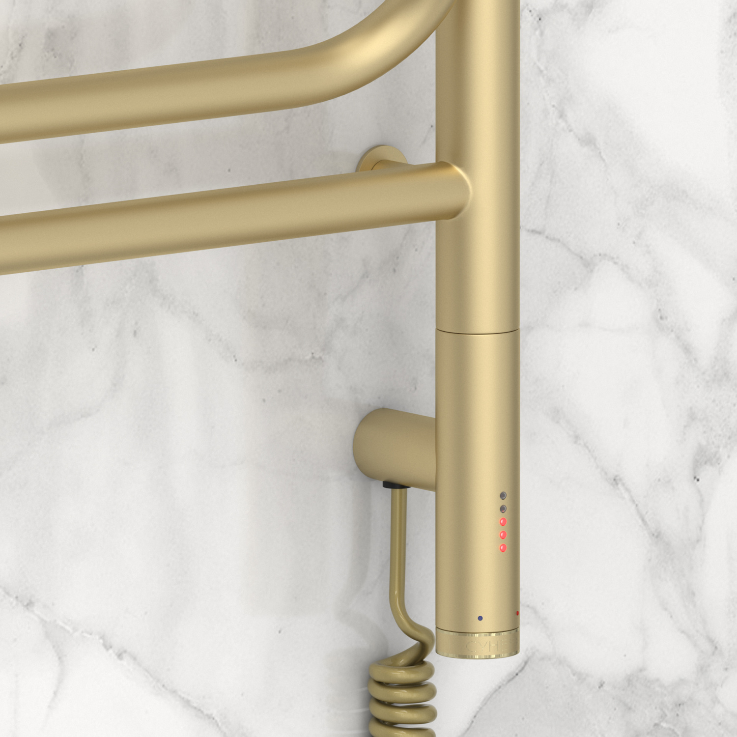 Сунержа Элегия 3.0 Полотенцесушитель электрический 53,2x92,4h см, правое, мат. шампань 022-5819-8050