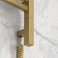 Сунержа Аркус 3.0 Полотенцесушитель электрический 63x92h см, правое, цвет: мат. золото 032-5705-8060