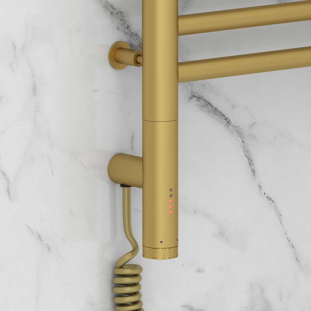 Сунержа Богема 3.0 с 1 п. Полотенцесушитель электр. 53,2x72,4h см, левое, мат. золото 032-5806-6050