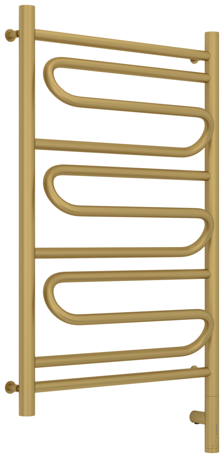 Сунержа Элегия 3.0 Полотенцесушитель электрический 53,2x92,4h см, правое, мат. золото 032-5819-8050