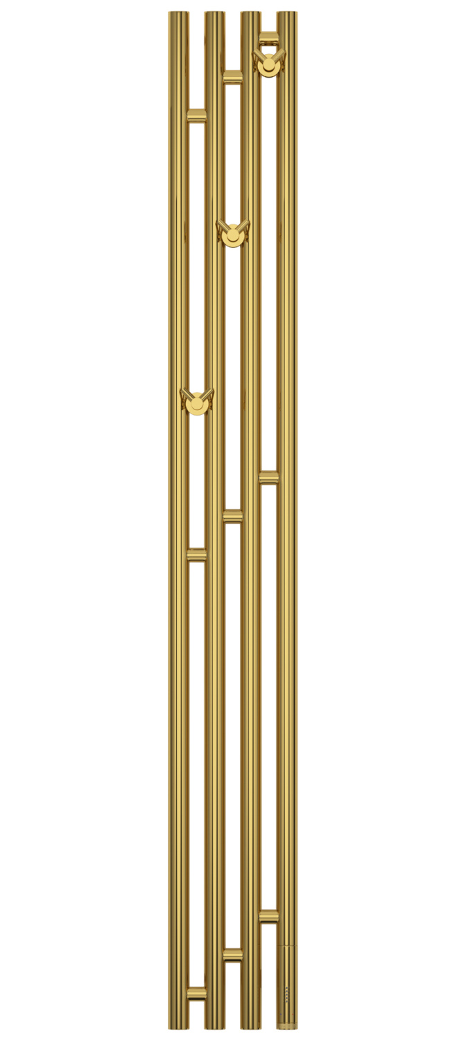 Сунержа Кантата 3.0 Полотенцесушитель электрический 15,9x150h см, правое, цвет: золото 03-5847-1516