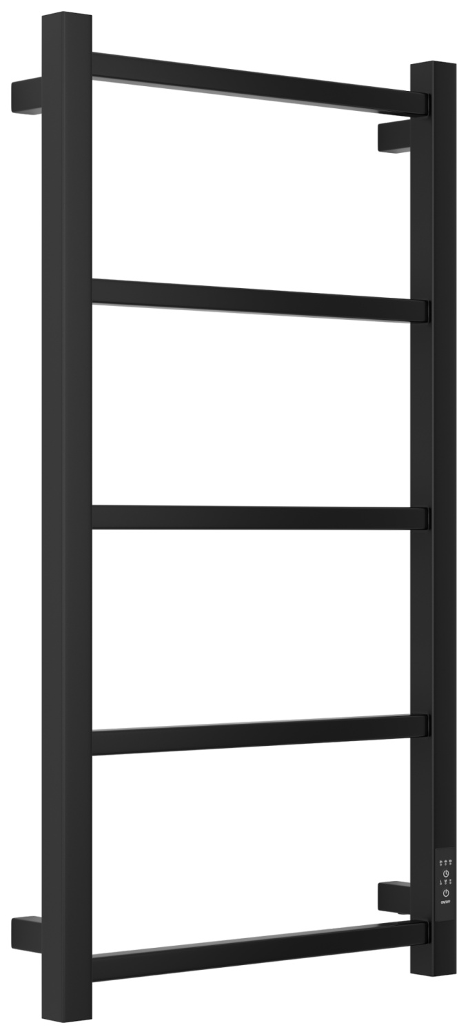 Стилье Формат 26 Полотенцесушитель электрический 43x7,4x80h см, цвет: черный матовый 31526-8040