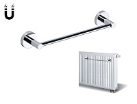 Bemeta Rawell Полотенцедержатель на радиатор 26 см, цвет: хром 104104262