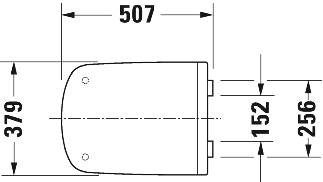 Duravit DuraStyle Сиденье для унитаза с крышкой удлиненное, цвет: белый 0062310000