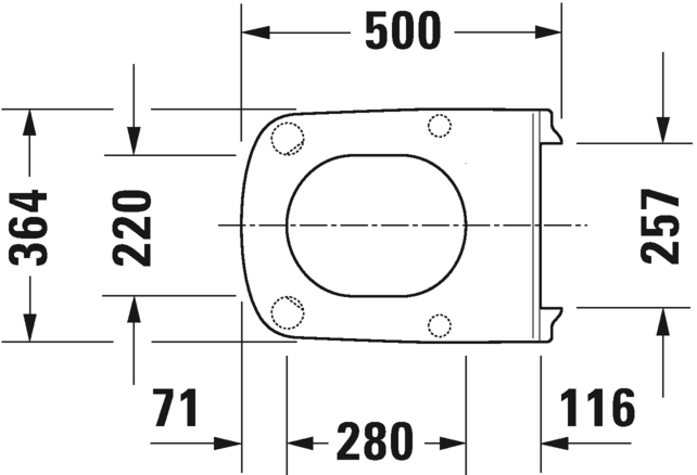 Duravit DuraStyle Сиденье для унитаза с крышкой удлиненное, цвет: белый 0062310000