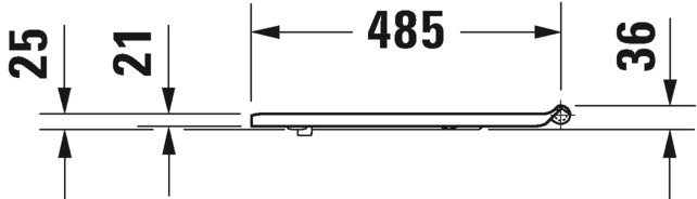 Duravit DuraStyle Сиденье для унитаза с крышкой удлиненное, цвет: белый 0062310000
