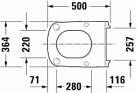 Duravit DuraStyle Сиденье для унитаза с крышкой удлиненное, цвет: белый 0062310000
