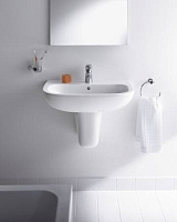 Duravit D-Code Кольцо для полотенца подвесное, цвет: хром 0099211000