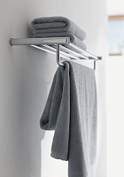 Duravit D-Code Полка для полотенец подвесная прямоугольная 65x22 см, цвет: хром 0099251000