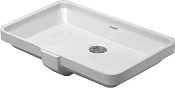 Duravit 2ND Floor Раковина встраиваемая снизу без отверстий 55,5х38x11,5h см, цвет: белый 316530000