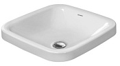 Duravit DuraStyle Раковина встраиваемая сверху без отверстий 43х43x12,5h см, цвет: белый 372430000