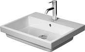 Duravit Vero Air Раковина встраиваемая сверху на 1 отверстие 55х45,5x16,5h см, цвет: белый 383550000