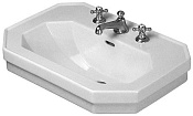 Duravit 1930 Раковина подвесная многоугольная на 1 отверстие 60х41x20h см, цвет: белый 438600000