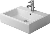 Duravit Vero Раковина подвесная прямоугольная на 1 отверстие 60х47x16,5h см, цвет: белый 0454600027