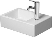 Duravit Vero Air Раковина подвесная прямоугольная на 1 отверстие 38х25x14h см, цвет: белый 724380000