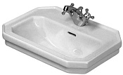 Duravit 1930 Раковина подвесная многоугольная на 1 отверстие 50х36,5x19,5h см, цвет: белый 785500000