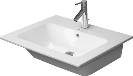 Duravit Me by Starck Раковина подвесная прямоугольная с 1 отв 63x49x18h см, цвет: белый 2336630060