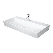 Duravit DuraSquare Раковина подвсеная на 1 отверстие 100х47x14,5h см, цвет: белый 2353100071