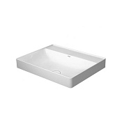 Duravit DuraSquare Раковина подвесная прямоугольная без отв 60х47x14,5h см, цвет: белый 2354600070